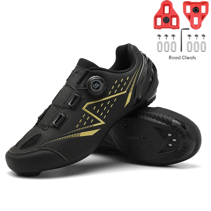 Professionelle MTB Rennradschuhe Fr Herren  Mit Drehverschluss & Klick -Kompatibilitt
