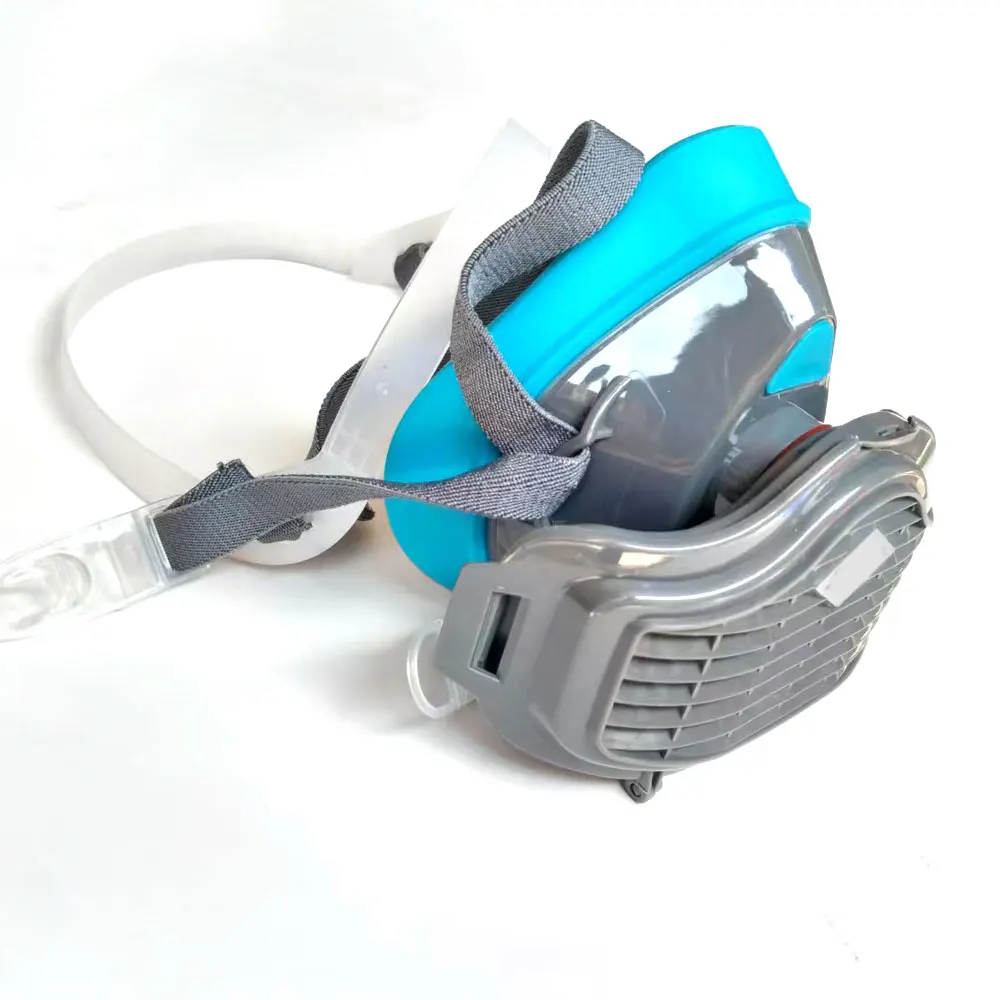 Silicone Dustproof Mask Suitable For Spray Paint House Decoration Grinding Dust Respirator Self-Priming Filter Dust Half Mask