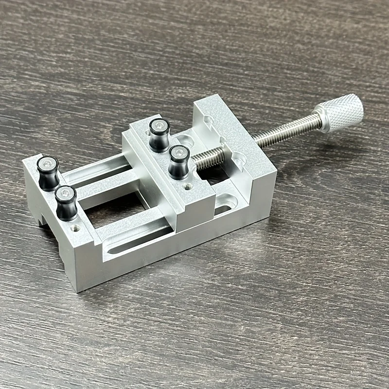 Mini Drill Press Vise with Soft Rubber Jaws – 0–47mm Precision Mini Bench Vice Clamp for Crafts, Modeling, Jewelry, Electronics & Repairs 1