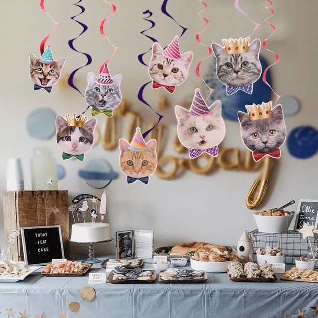 cat-party-hanging-banner-cupcake-toppers-pet-birthday-decoration-cute-dog-cake-topper-cat-and-dog-theme-birthday-supplies-aliexpress