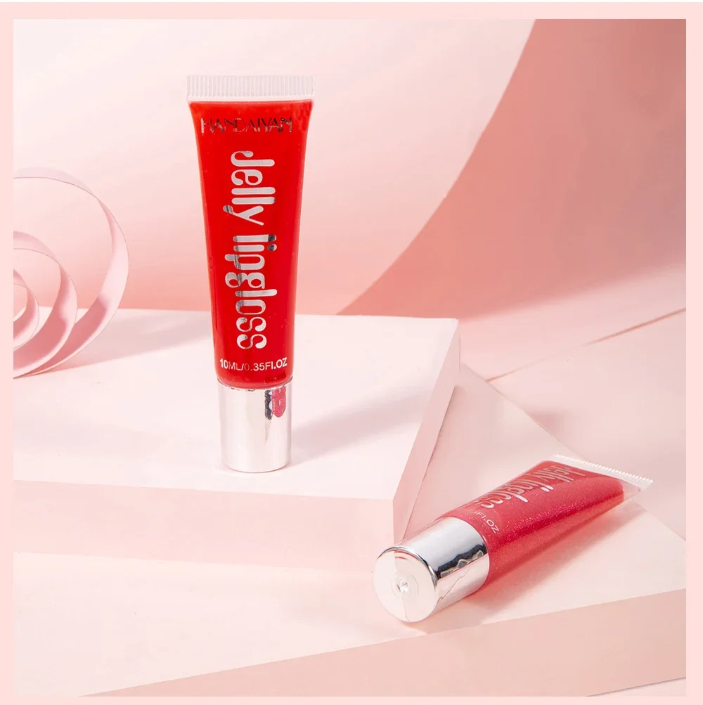 Hydrating Cherry Lip Gloss 12 Colour Moisturising Lipstick Set_voghion.com