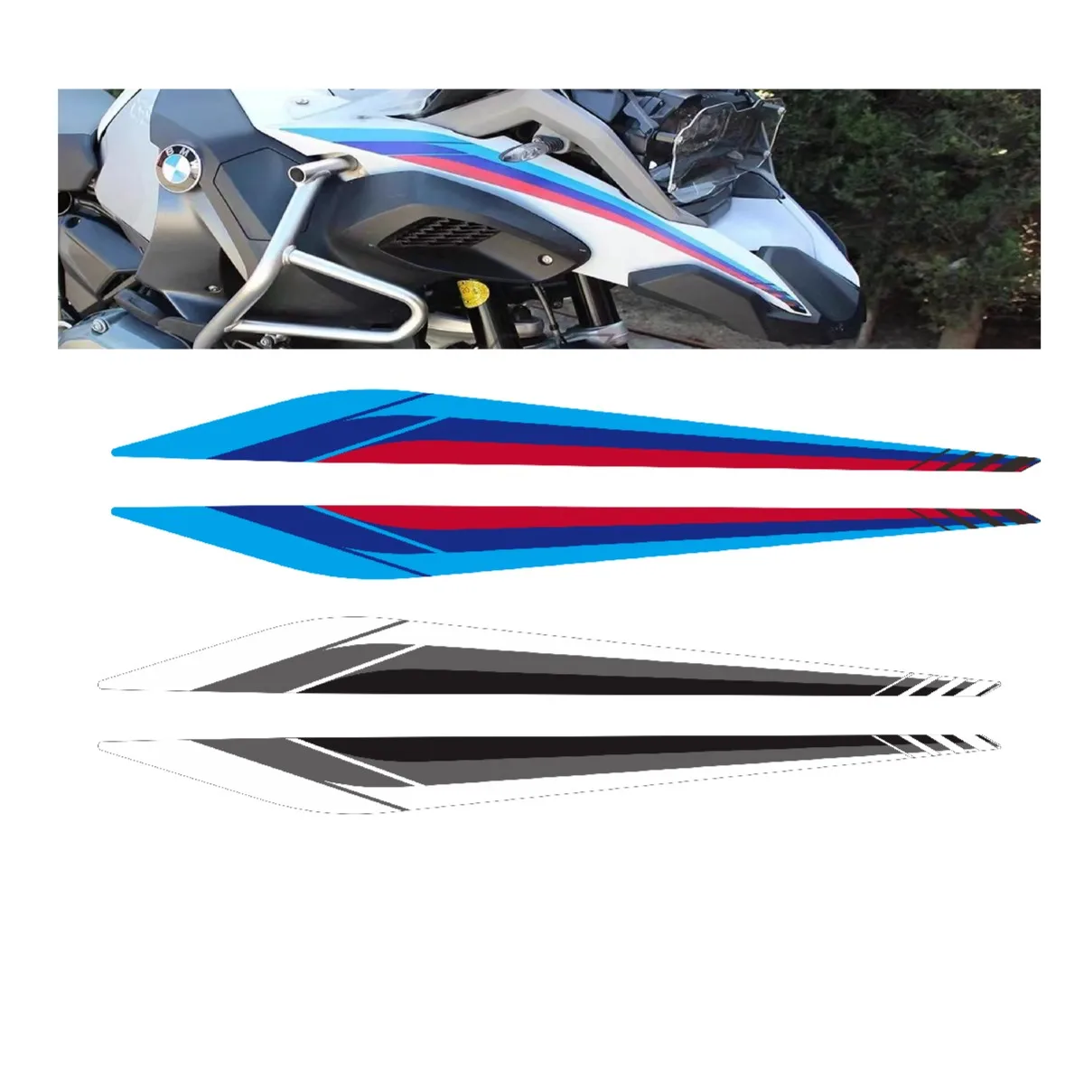 Motorcycle Decoration Decals Kit Case for BMW R1200GS Adventure LC 2014-2018 R1250GS Adv 2019-2020