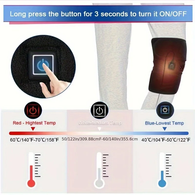 Heated Knee Brace Wrap 5