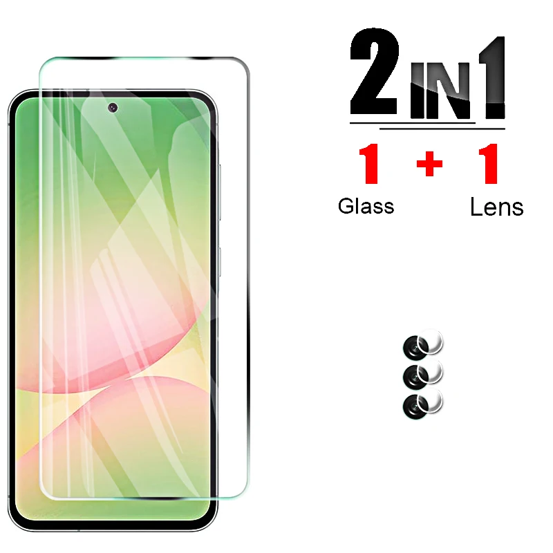 Premium Tempered Glass Screen Protector with Camera Lens Cover Film
