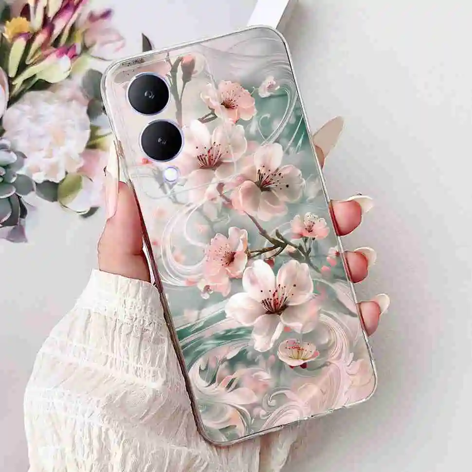 Luxury Bow Soft TPU Silicone Cover with Cute Cat and Butterfly Design - Fashionable Phone Case