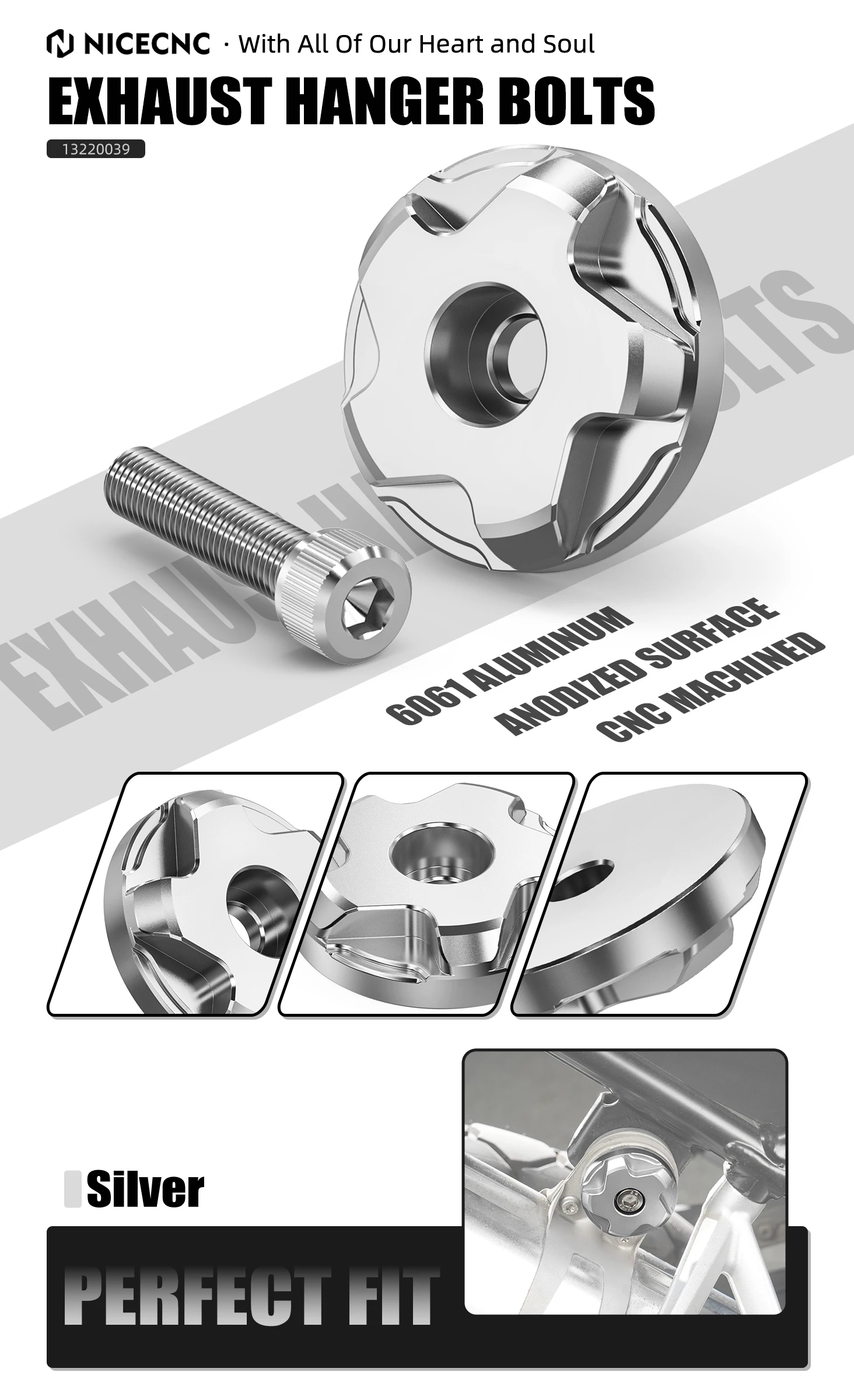 Für BMW R1250GS GSA Auspuff-Aufhängerbolzen R1250GS Adventure R1250GSA R1250GS ADV R1250GS R1250GS R 1250GS R1250GS 2019–2024 – Detail 15