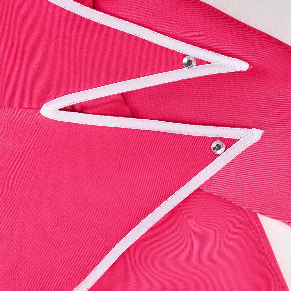 Generic Pink Jacket Purple T-Shirt Cosplay Costume Set for Women (Unofficial)