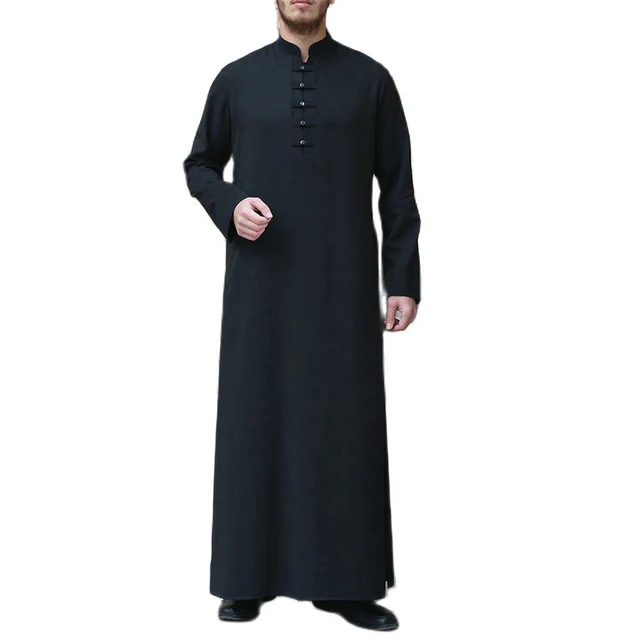 Jungen Jubba Thobe Arabische Robe - Muslimische Gebetskleidung Mit Reißverschluss