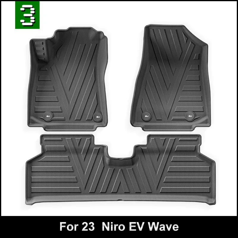 ToughPro Black All-Weather Cargo Mat – Custom Fit For Kia Niro 2017–2022