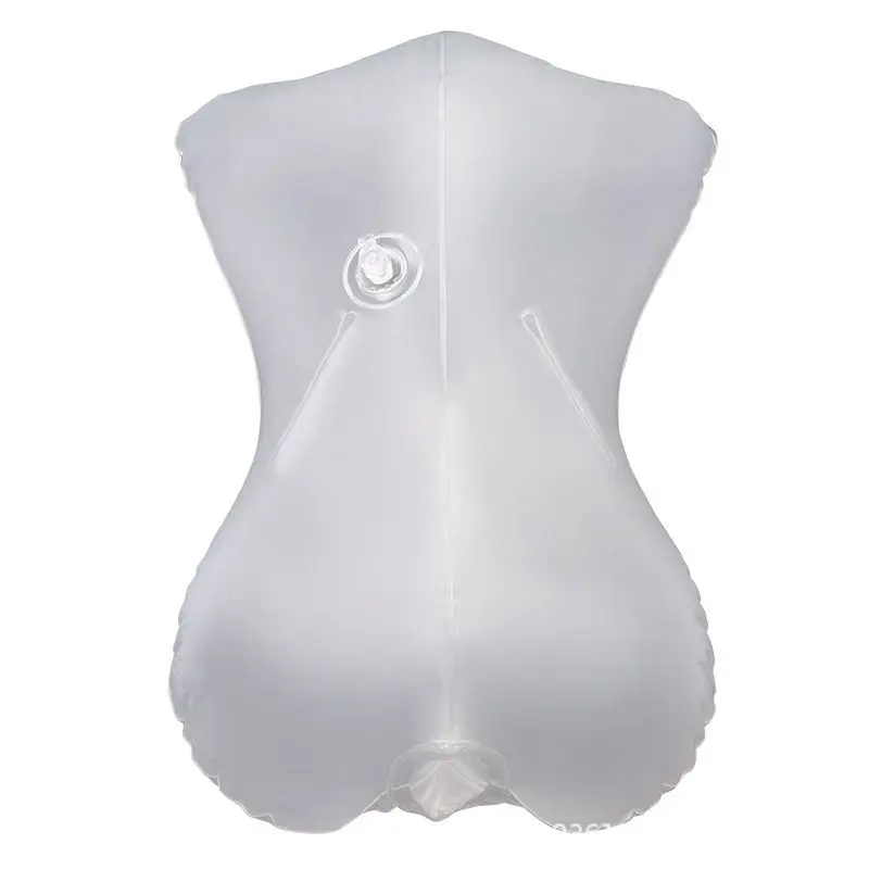 One-piece transparent inflatable men's masturbator 2