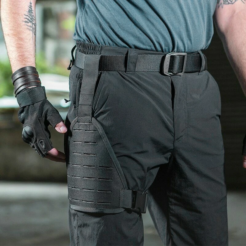 TacticalLaserCutMOLLEDropLegPlatformPanelThighMOLLERigwith