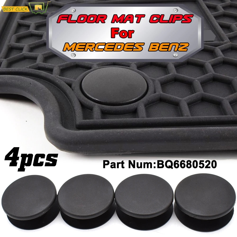 4 stücke Auto Boden Matte Clips Teppich Retainer Griffe Halter Befestigungs Klemmen Verschluss Für Mercedes Benz amg W205 W245 X164 w140 X156