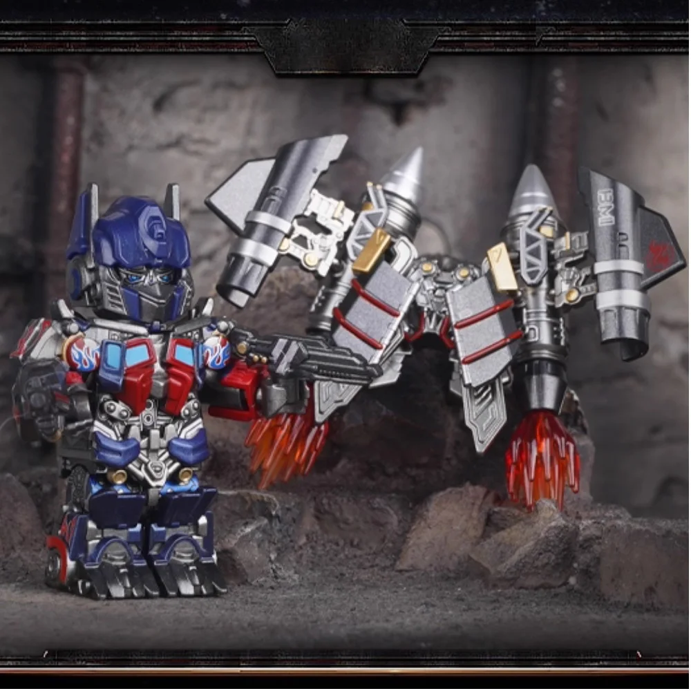 Car Warrior Convoy Building Blocks Transform Robot Optimus Mini Action Figure Toys BRICK MAN BRICKMAN