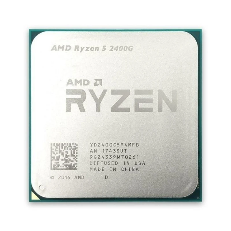 Processador de Cpu Amd Ryzen 2400g r5 2400g 3.6 Ghz Quad-core Eight-thread 65w Soquete Am4