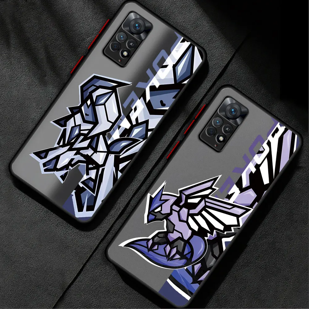 Custodia Opaca Per Telefono Per Redmi Note 12S 11Pro 8 9S K40 8T 10S A1 9 12 5G 12C 11Proplus Custodie Antiurto Charizard Cute Pokemon Drago