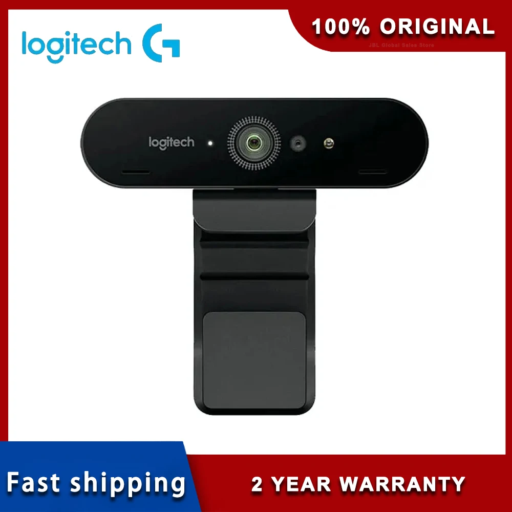PC Webcam PC Web Camera Computer Camera Logitech BRIO C1000e 4K Ultra HD 1080p Webcam Built-in-microphone Wide Angle Camera Video Conference Webcam