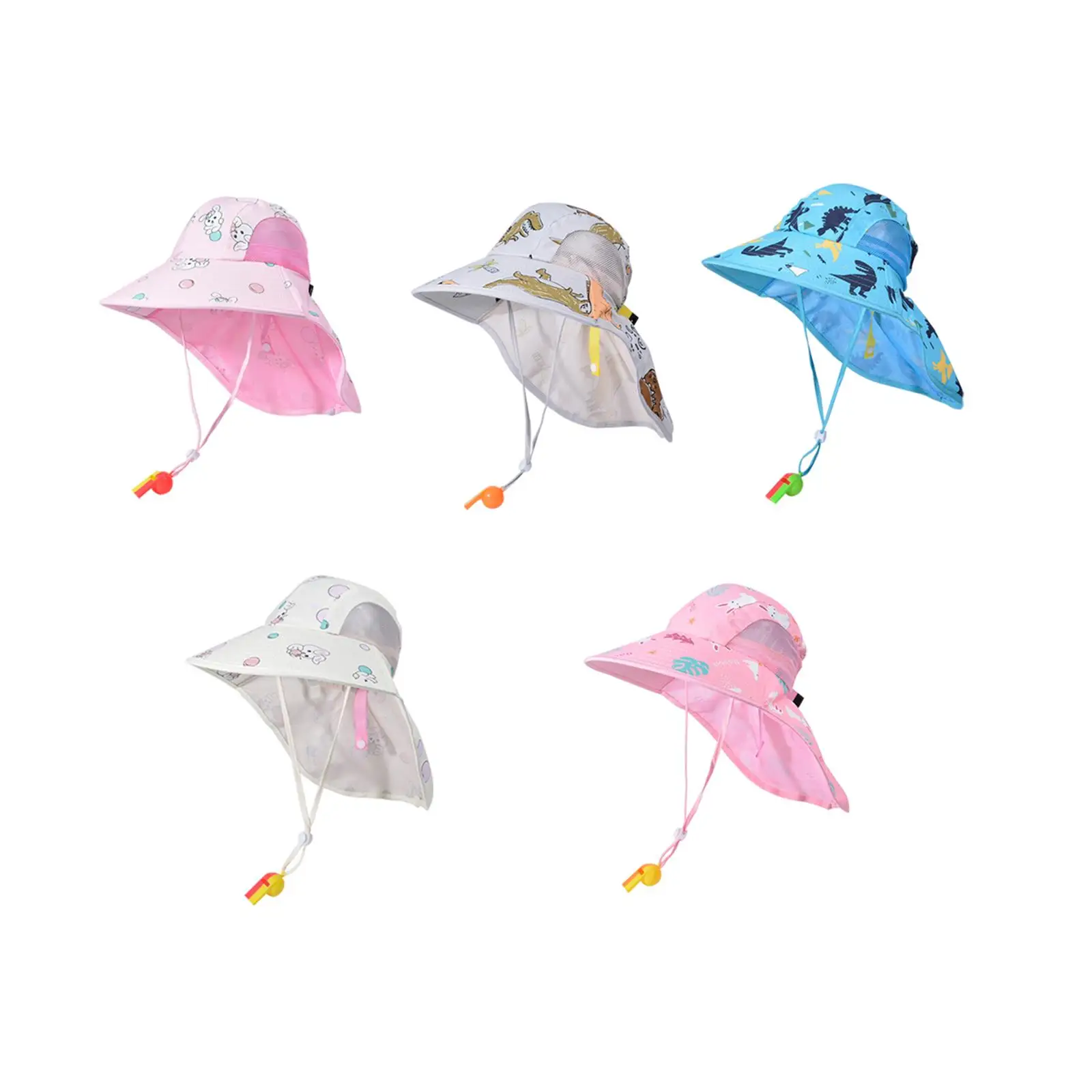 Kids Sun Hat Casual Spring Summer Packable Sunhat for Girls Boys Cartoon Beach
