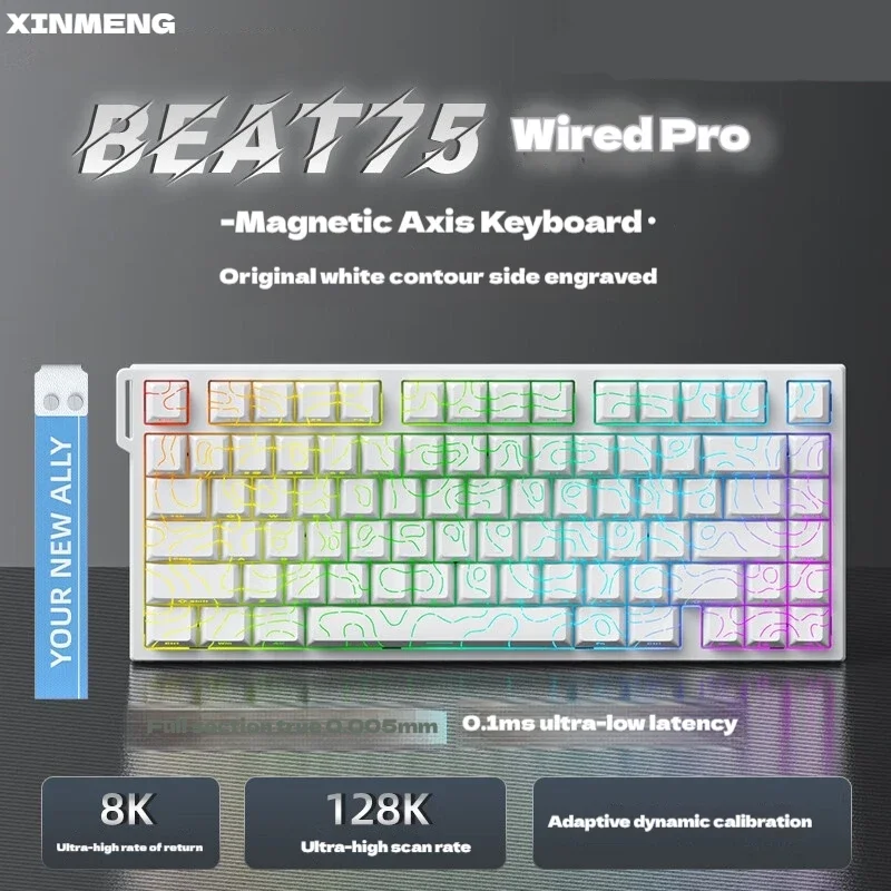XINMENG BEAT75 Magnetic Mechanical Keyboard 8K RT0.005MM 0.1ms