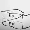 Business Men Optical Myopia Glasses Half Frame Women Short-sighted Eyeglasses Blue Light Blocking Eye Protection Eyeglass 3