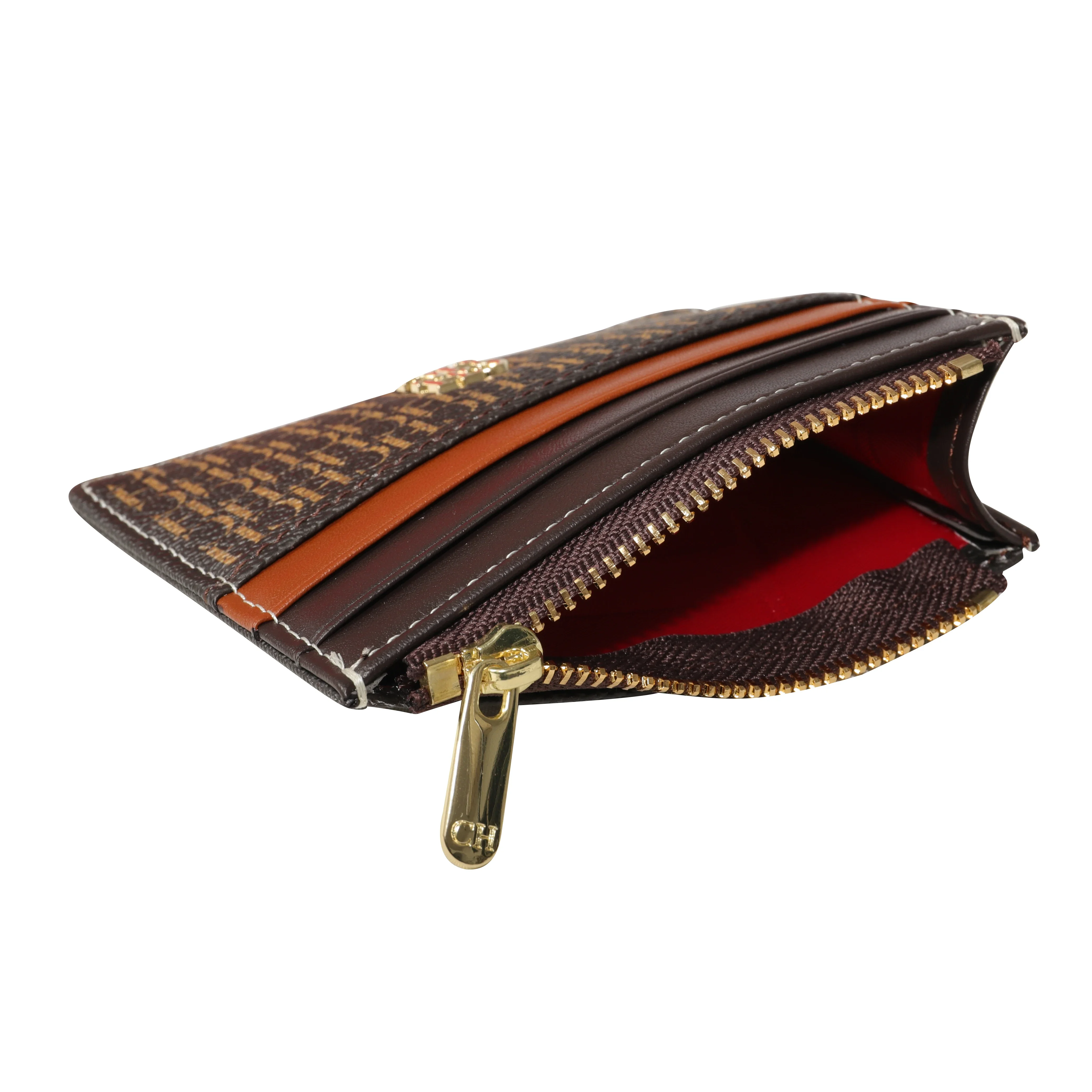 CH Portable Women's Wallet Exquisite Urine Decoration Durable and Elegant Brand Design Letter Decoration Zipper Card Bag 5