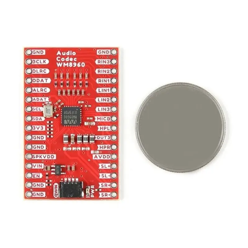 ABZW BOB-21250 I2S 스테레오 오디오 모듈 WM8960 Qwiic 오디오 코덱 브레이크아웃 헤드폰 스피커 앰프 개발 보드