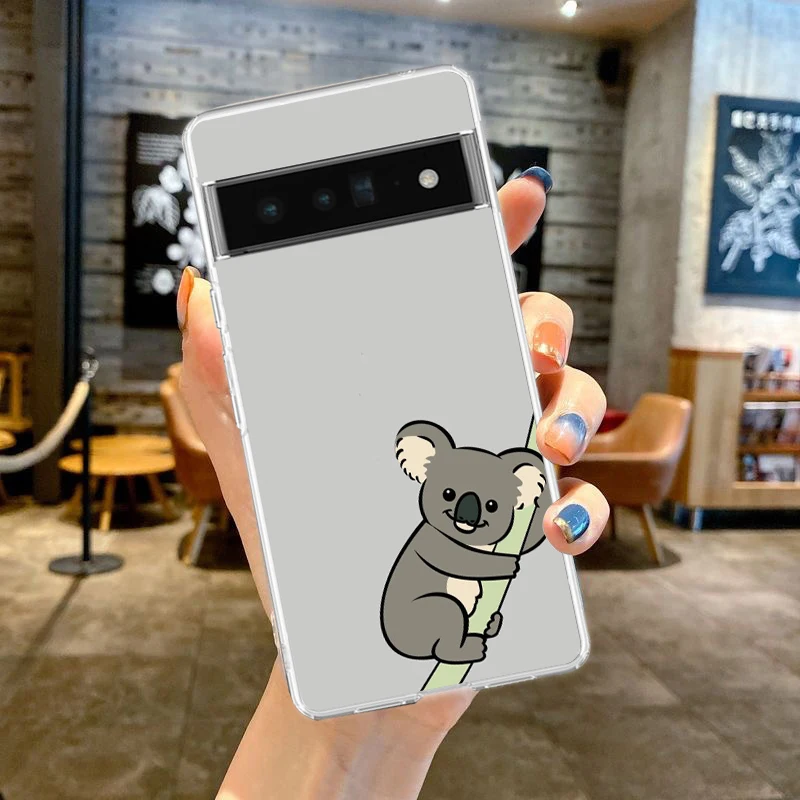 Koala Design Clear Soft TPU Phone Case