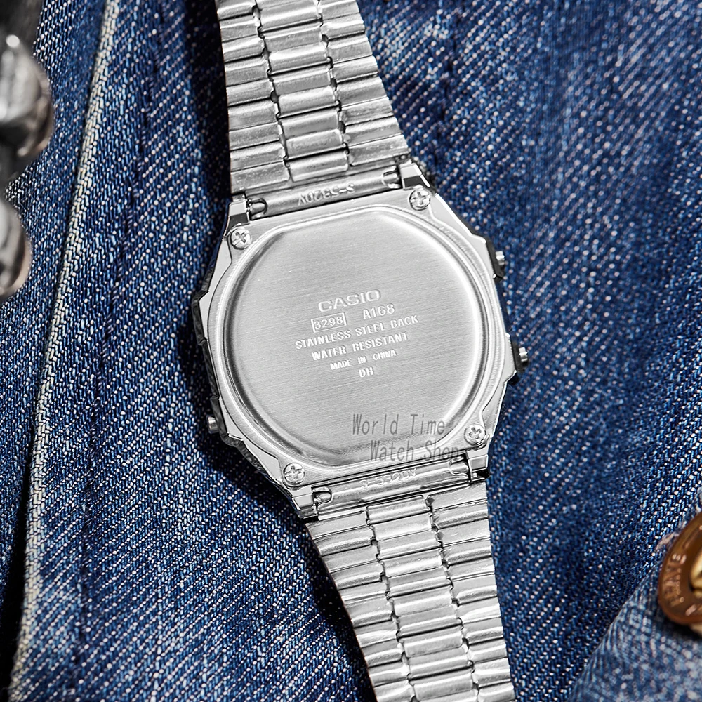 Orologio Casio da Uomo, Quadrante Piccolo Quadrato, Stile Trendy, Cinturino in Acciaio Inossidabile, Impermeabile, Novità 2025, Reloj Hombre - Image 6