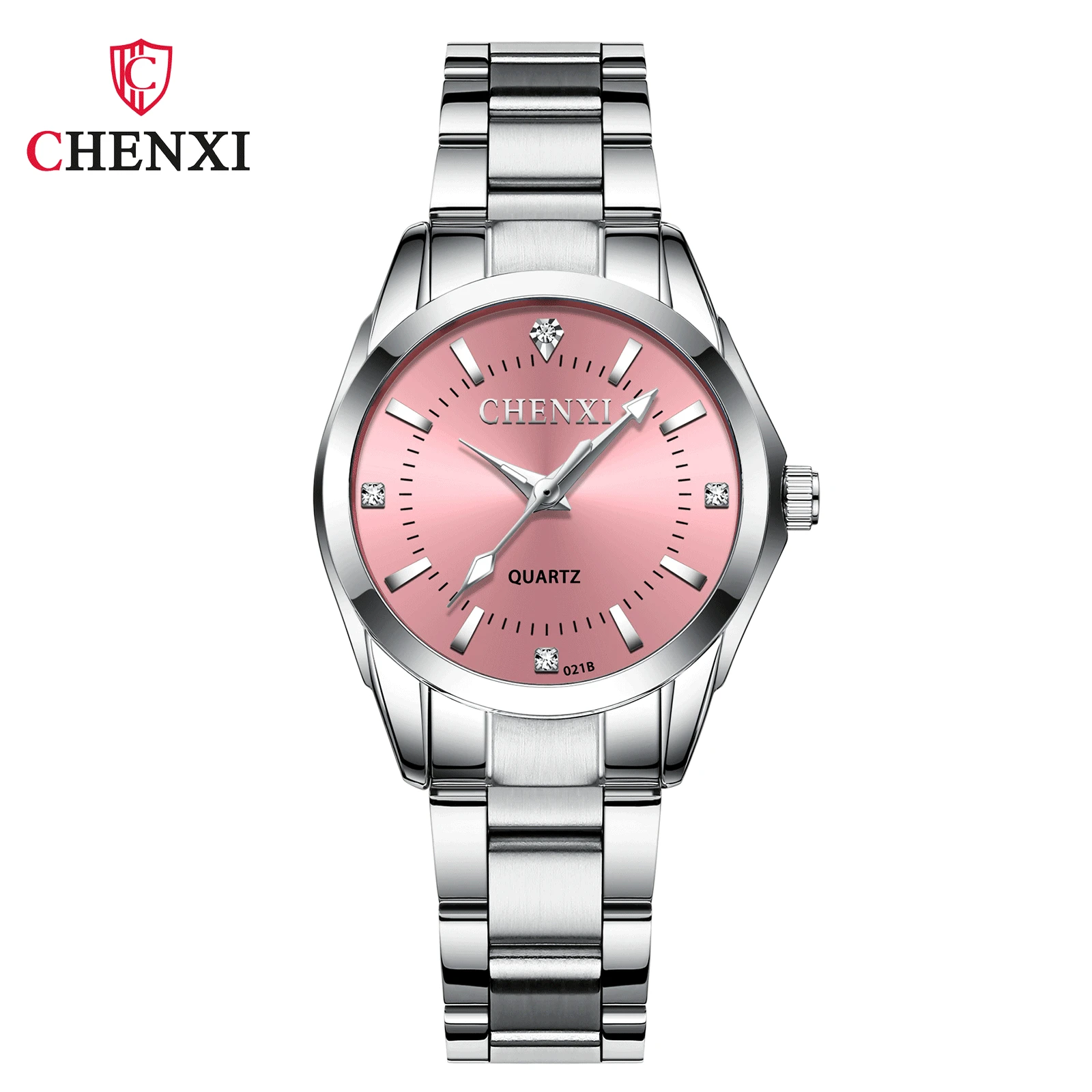 Women's Luxury Stainless Steel Luminous Quartz Wristwatch