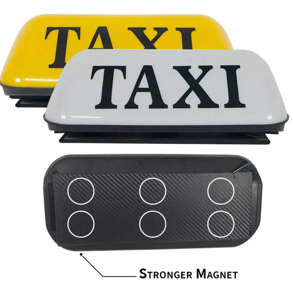 Car-Taxi-Sign-Light-Strong-Magnetic-Base-Super-Bright-Universal-12V ...