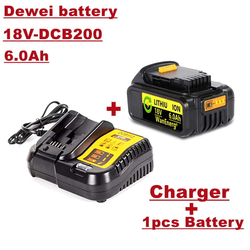 2x Battery 8.0AH Replacement For DEWALT DCB184 18V 8.0Ah XR - View #6