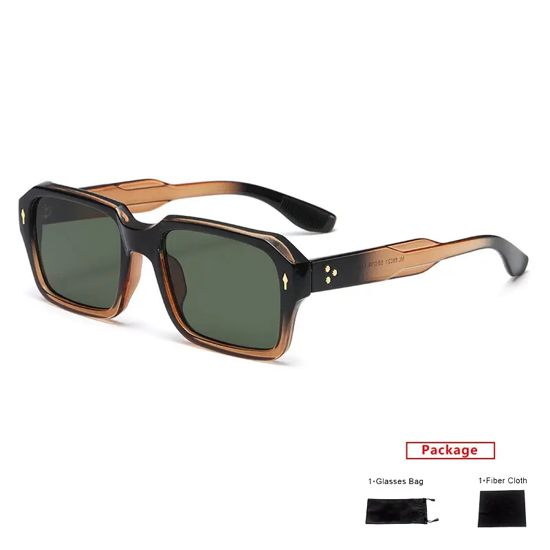 

Mimiyou градиентные Квадратные Солнцезащитные очки Wo мужские модные солнцезащитные очки со стрелками с заклепками мужские модные очки Брендовые солнцезащитные очки UV400