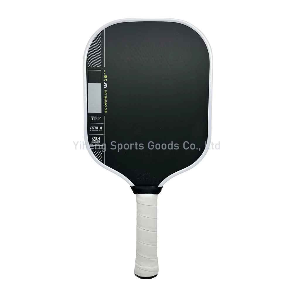 Collin Johns Scorpeus4 PRO IV TFP Foam Fill 16mm Thickness GEN4 Thermoformed Toray T700 Carbon Fiber Pickleball Paddle