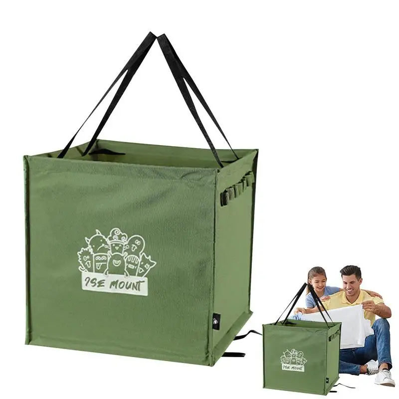 

Складной мусорный мешок для кемпинга 64 л, сумка для хранения мусора, сумка для пикника, сумка для отходов, сумка для мусора для кемпинга, портативная фотосумка