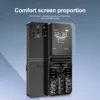 SERVO A70 PRO 180° Flip Mobile Phone 3G WCDMA Dual SIM Auto Call Record 2.6 inch HD Screen Flashlight Pocket Palm Phone TYPE-C 4