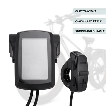 Nuovo misuratore LCD Ebike 80C Pannello di controllo intelligente Display Pannello di controllo della velocità Controller per bici elettrica per strumento E-Bike