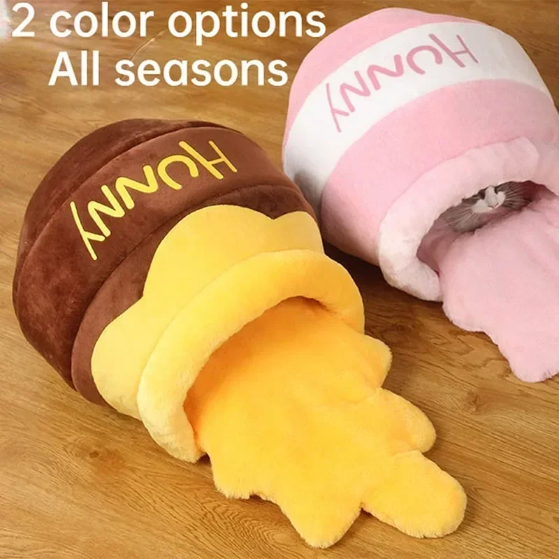 Coussin pour chat en peluche Four Seasons