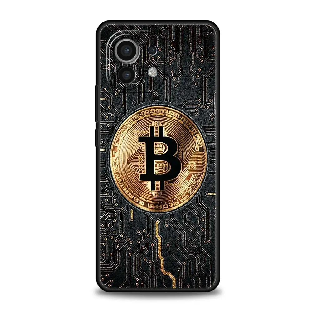 Luxury Bitcoin B Design Soft TPU Phone Case Cover