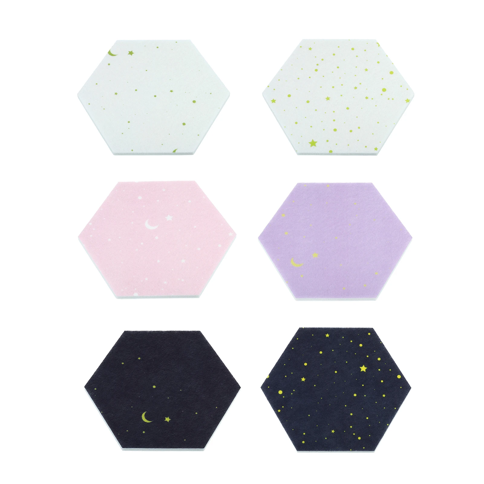 6 pcs bulletin board for classroom reminder message decor photo cork announcement hexagon memo notice 4Pcs Hexagon Felt Board Tile Bulletin Notice Cork Self Adhesive Pin Board Message Room Wall Decor Sticky Notes Photo Display
