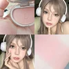 Girl Blush Peach Milk Pink Cream Makeup Rouge Palette Cheek Contour Powder Cosmetics Blusher Cream Makeup Rouge Cheek Tint Blush 1