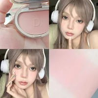 Girl Blush Peach Milk Pink Cream Makeup Rouge Palette Cheek Contour Powder Cosmetics Blusher Cream Makeup Rouge Cheek Tint Blush 1