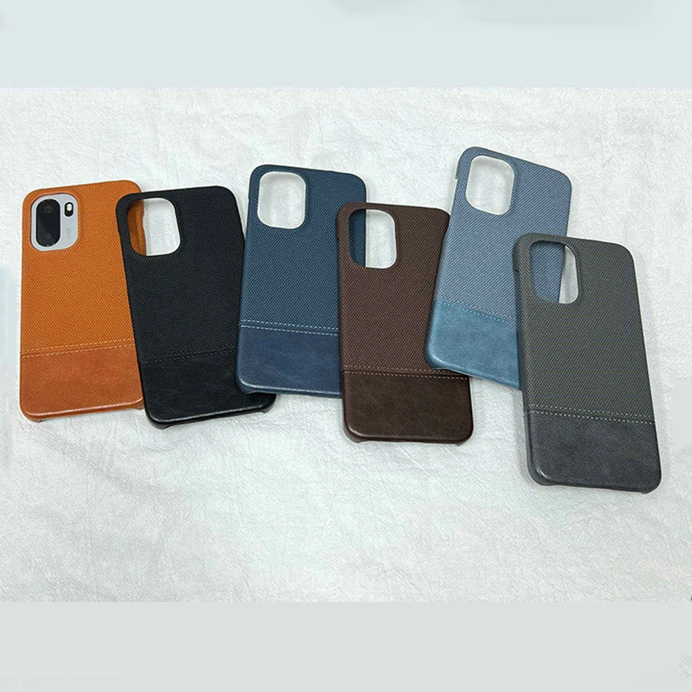 Premium PU Leather Iron-On Nylon Fabric Frameless Cooling Case