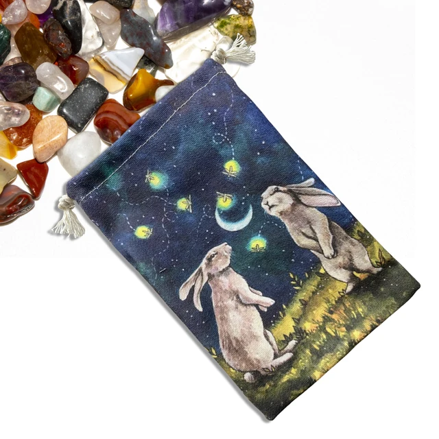 Bársonyos Tarot Kártya Tároló Táska Orákkártya Boszorkány Jóslás Tartozékok Húzószalucsomó Csomag Kártyák Kellékek