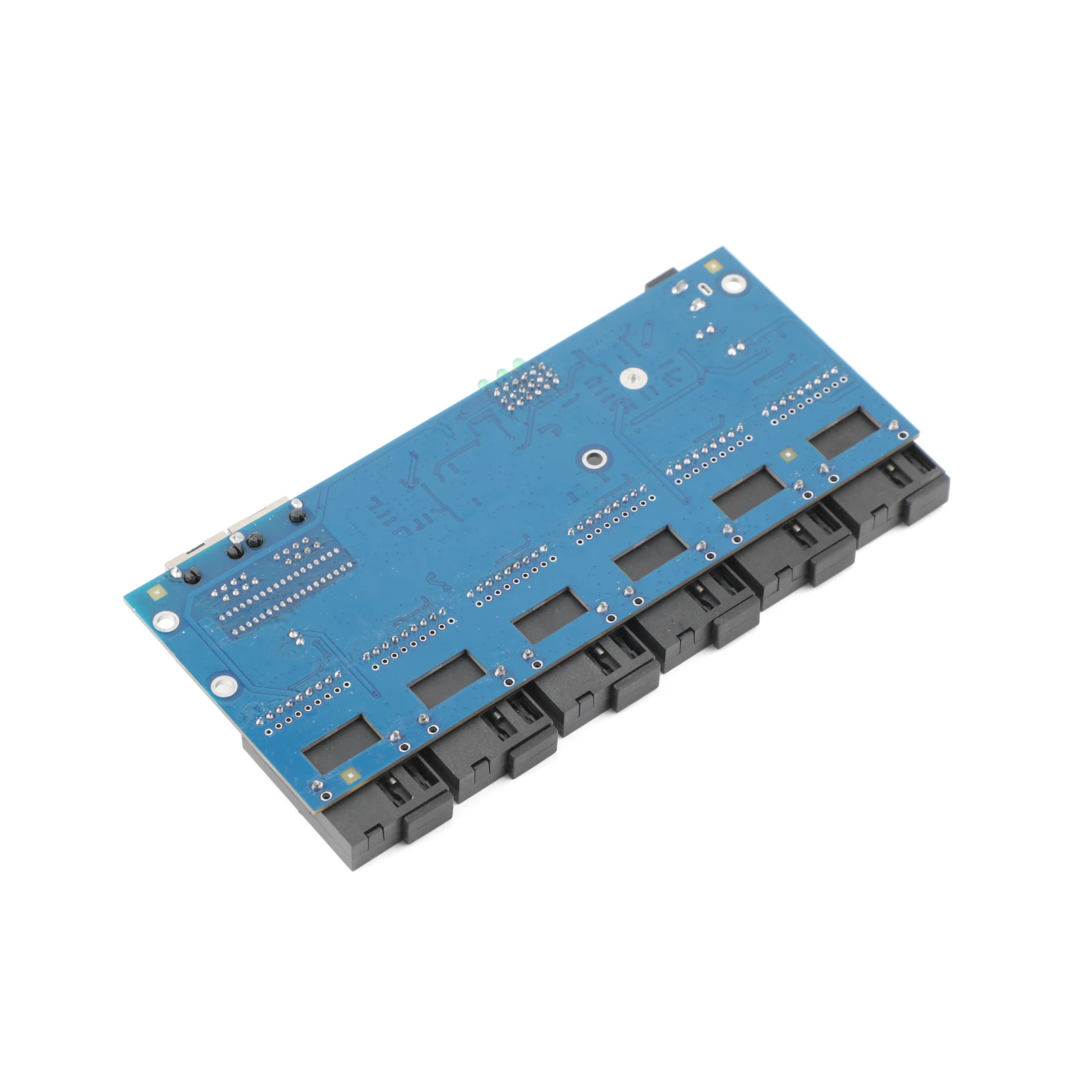 PCBA Board 100N/1000M Fiber Optic Media Converter 2 RJ45 to 6 SC 3A+3B Ports 1.25G Connector 1310nm/1550nm 20KM Ethernet Switch