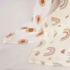 Kangobaby #My Soft Life# 4pcs Set Bamboo Cotton Baby Muslin Bib Newborn Burp Cloth Fashion Scarf Size 60x60cm 3