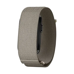 Breathable Adjustable Nylon Watch Strap - Sport Replacement Wristband - L - XL (Grey)
