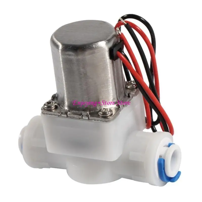 Upgraded Drinking Water Solenoid Valve Solenoid Valve High Sensitivity Bistable Pulse 1/4" Thread for Tap