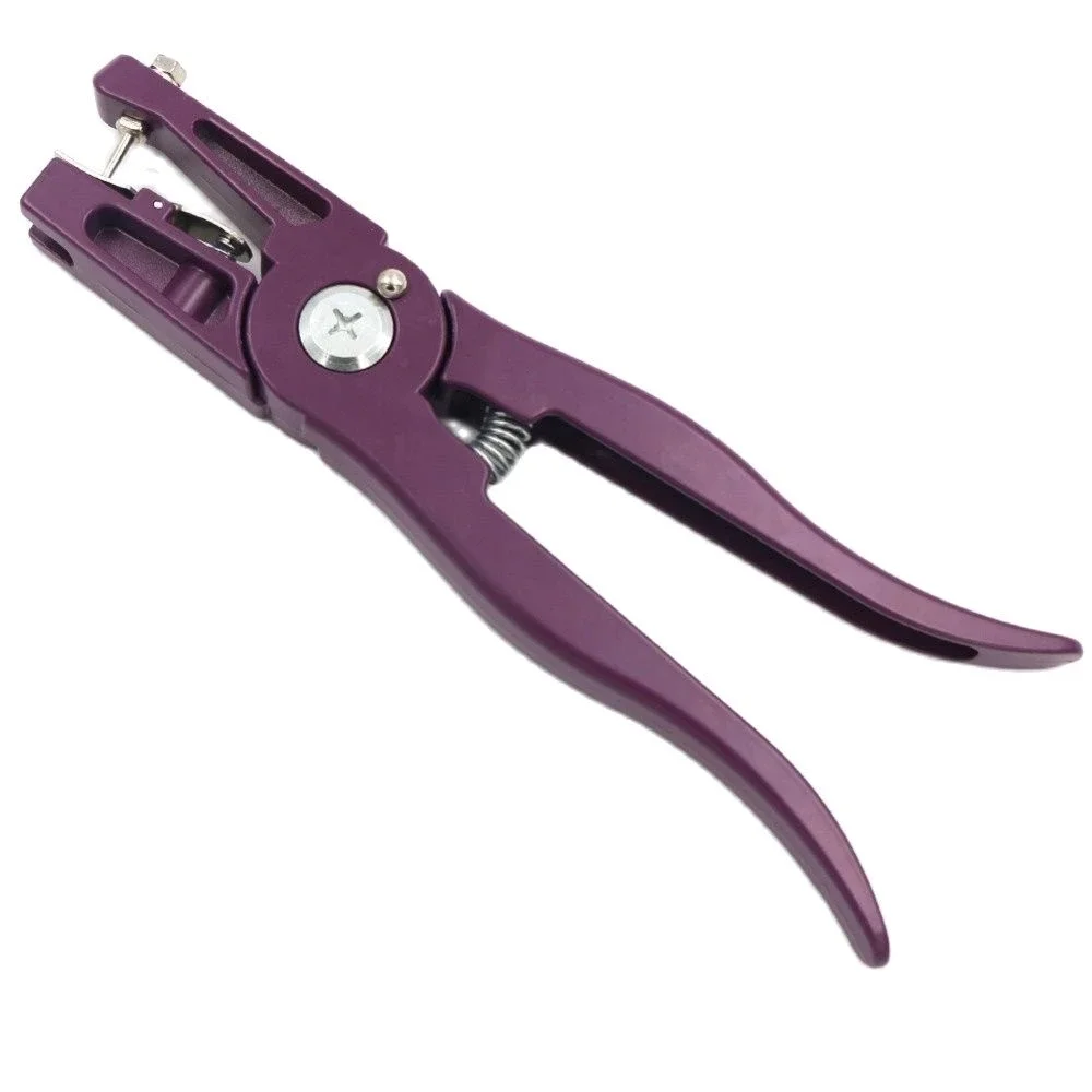 Livestock Metal Ear Tag Pliers 1 Pcs with Ear Tag Needle for Animal Thorn Tongs for Swine Cow Sheep Rabbit Identification livestock ear tags animal ear pliers