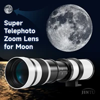 JINTU 420-800mm F/8.3 Manual Telephoto Zoom Lens + 2X Converter 1600mm for Canon Nikon Pentax Sony Fujifilm Macro 4/3 Cameras - Image 4