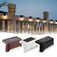 1-8Pack solaire pont lumières extérieur étanche solaire LED lumières jardin décor lumière du soleil pour escaliers garde-corps cour voie éclairage 1