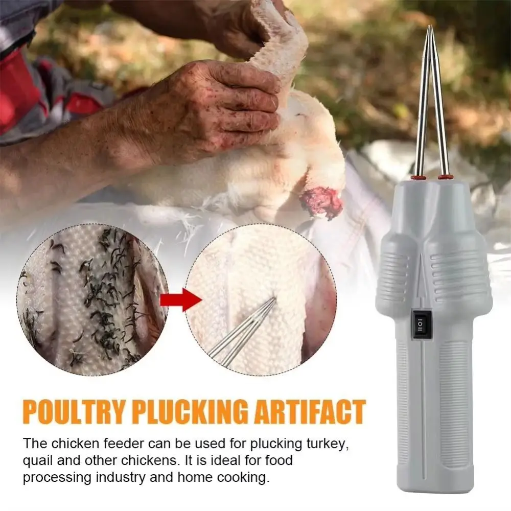Durable Electric Chicken Plucker Hair Handheld Easy to Use Pig Hair Clip Quick Removal Tool for Chicken Duck And Goose